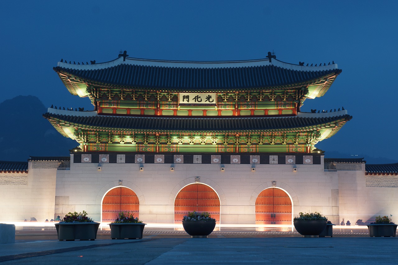 Gwanghwamun, Seulas, Gyeongbok Rūmai, Uždraustasis Miestas, Nemokamos Nuotraukos,  Nemokama Licenzija