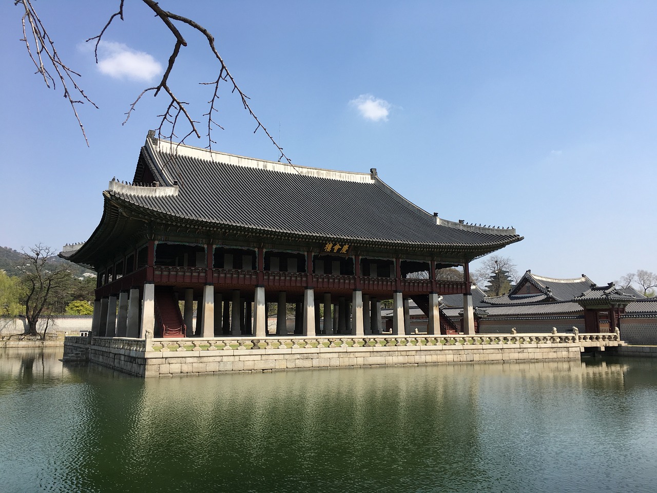 Gyeongbok Rūmai, Gyeonghoeru, Hanok, Laivų Statyba, Seulas, Uždraustasis Miestas, Nemokamos Nuotraukos,  Nemokama Licenzija