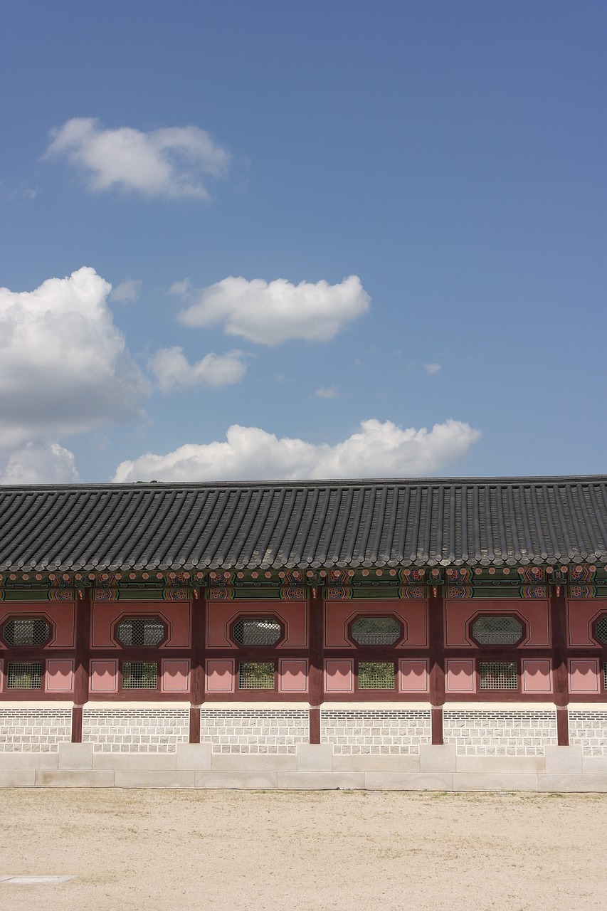 Gyeongbok Rūmai, Dangus, Korėjos Respublika, Uždraustasis Miestas, Kultūros Vertybė, Korėjos Kultūra, Klasikinis, Statyba, Nemokamos Nuotraukos,  Nemokama Licenzija