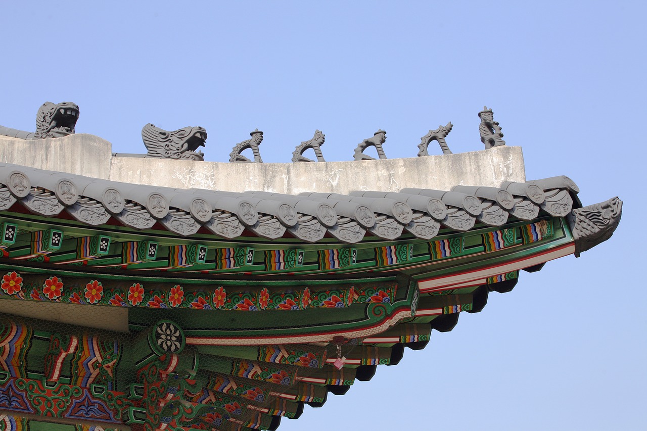 Gyeongbok Rūmai, Stogas, Skulptūra, Simbolis, Mono, Seulas, Uždraustasis Miestas, Nemokamos Nuotraukos,  Nemokama Licenzija