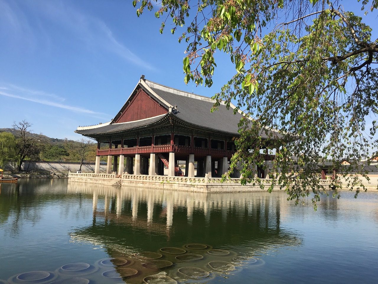 Gyeongbok Rūmai,  Korėjos Respublika,  Uždraustasis Miestas,  Korėja Kultūra,  Korėja,  Korėja Co,  Tradicinis, Nemokamos Nuotraukos,  Nemokama Licenzija