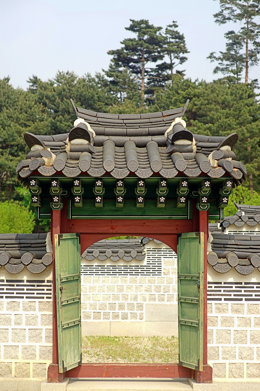 Gyeongbok Rūmai,  Vartai,  Gamta,  Tradicinis,  Asian,  Struktūra, Nemokamos Nuotraukos,  Nemokama Licenzija