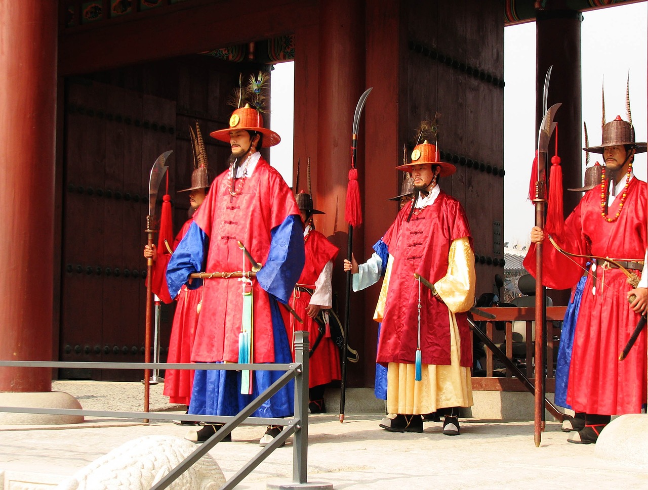 Gyeongbokgung, Rūmai, Į Pietus, Seulas, Korėja, Istorinis, Karališkasis, Orientyras, Kultūra, Turistinis