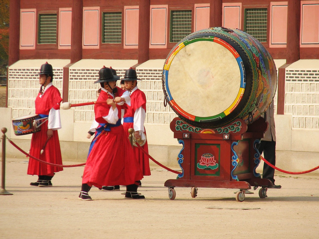 Gyeongbokgung, Rūmai, Į Pietus, Seulas, Korėja, Istorinis, Karališkasis, Senovės, Kultūra, Turistinis