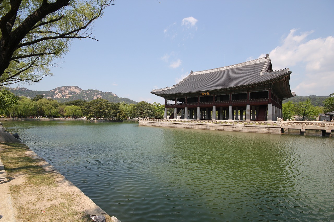 Gyeongbuk Rūmai, Uždraustasis Miestas, Joseono Dinastija, Karališkasis Rūmai, Gyeonghoeru, Nemokamos Nuotraukos,  Nemokama Licenzija