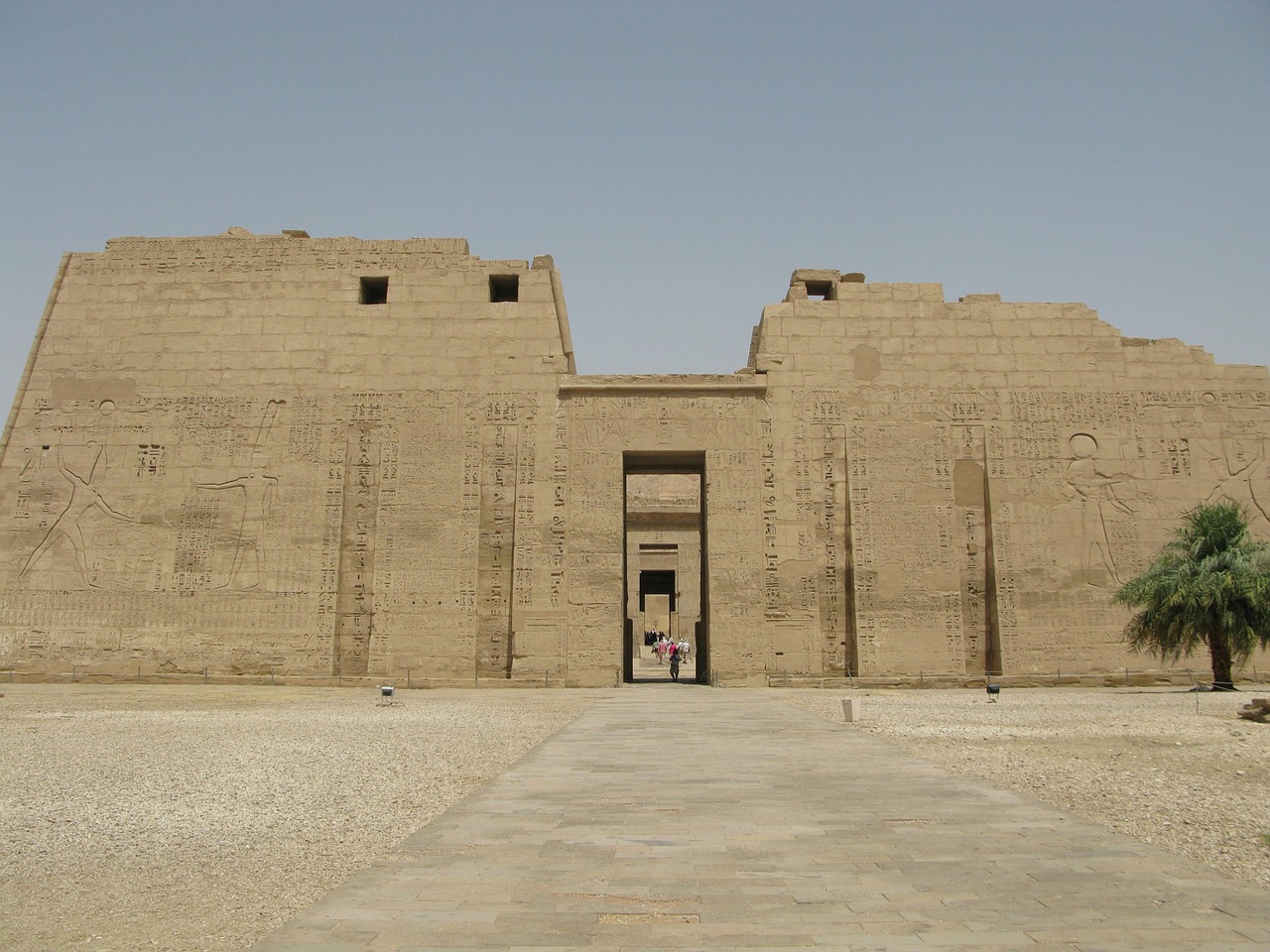 Hubo Šventyklos Pagrindinis Įėjimas, Luxor West Bank, Luxor Šventykla, Nemokamos Nuotraukos,  Nemokama Licenzija