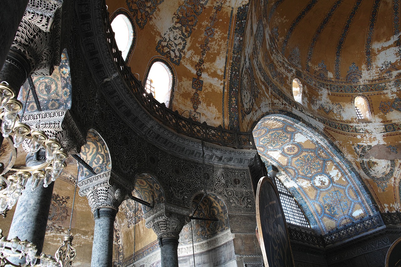 Hagia Sophia, Cami, Bažnyčia, Nuotrauka, Turkija, Istanbulas, Sultanahmet, Architektūra, Kupolas, Istorinis Miestas