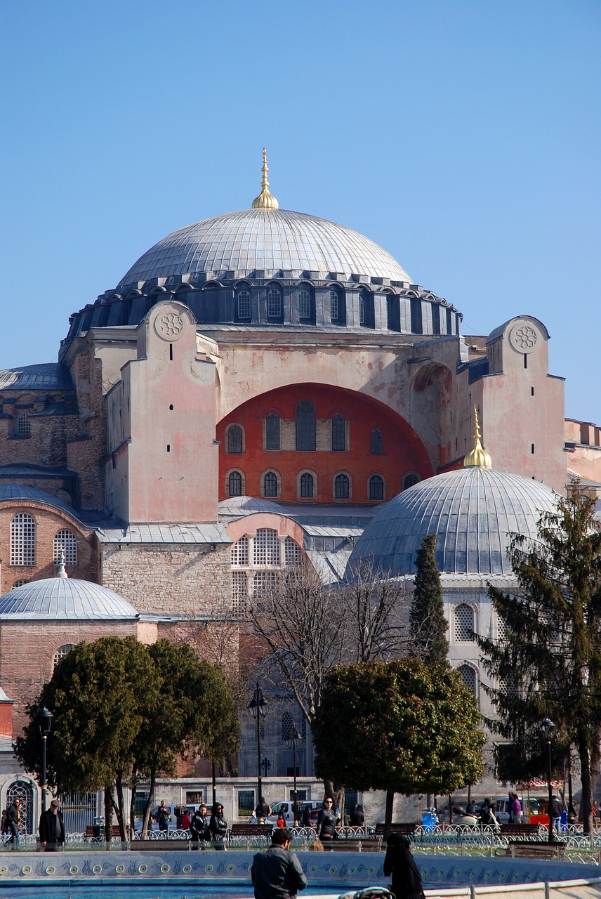 Hagia Sophia, Istanbulas, Turkija, Hagiazofija, Kupolas, Mečetė, Pastatas, Orientyras, Turkish, Religija