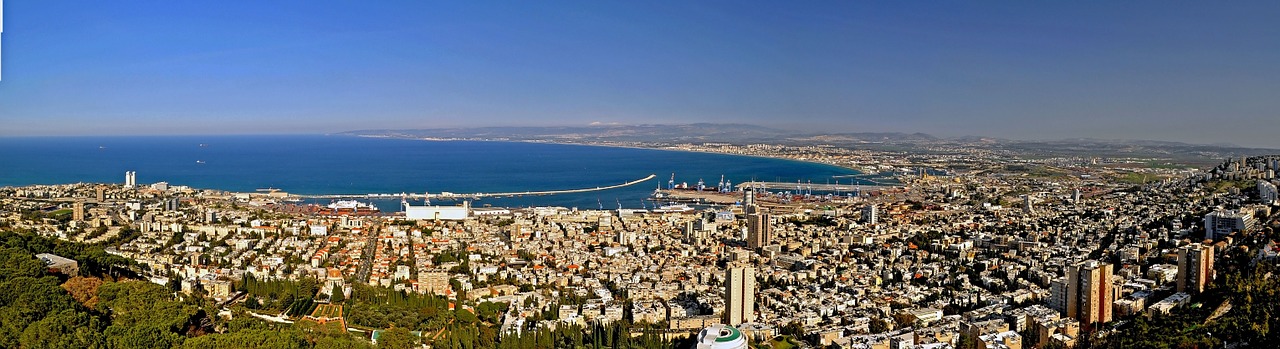 Haifa, Įlanka, Architektūra, Panorama, Miestas, Miesto Panorama, Bokštas, Dangoraižis, Pastatas, Vaizdas