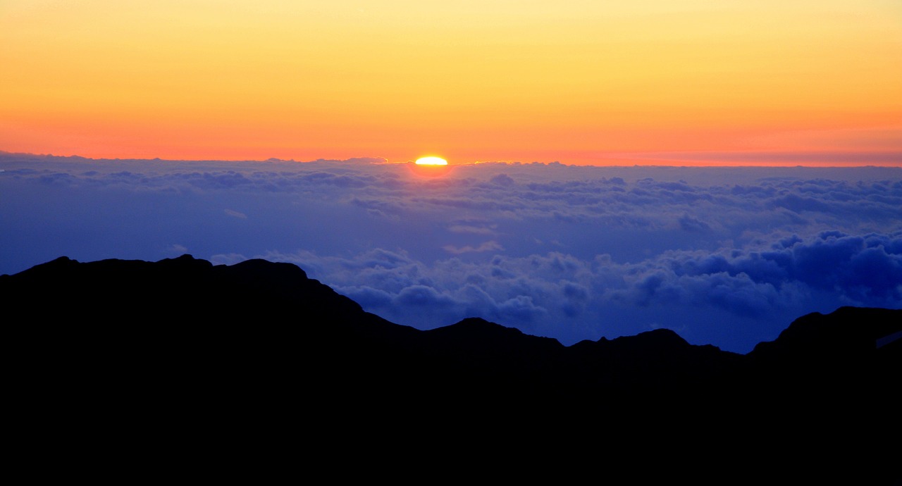 Haleakala, Saulėtekis, Debesys, Dangus, Kalnas, Nemokamos Nuotraukos,  Nemokama Licenzija