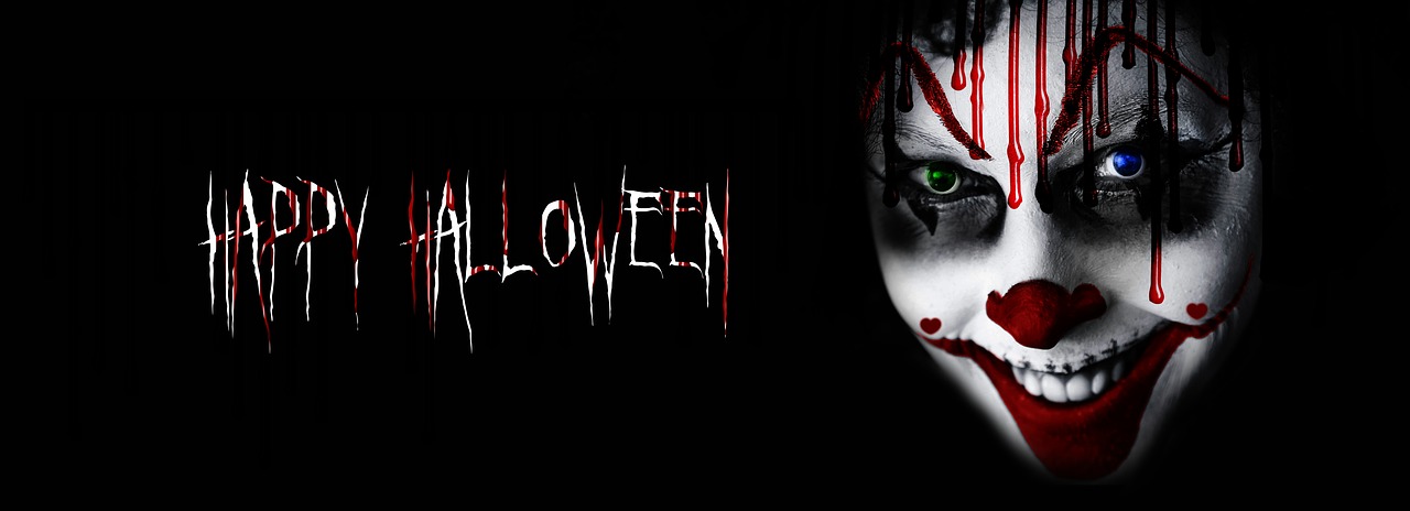 Halloween, Klounas, Creepy, Veidas, Siaubas, Baimė, Tai, Šypsnys, Kraujas, Lašelinė