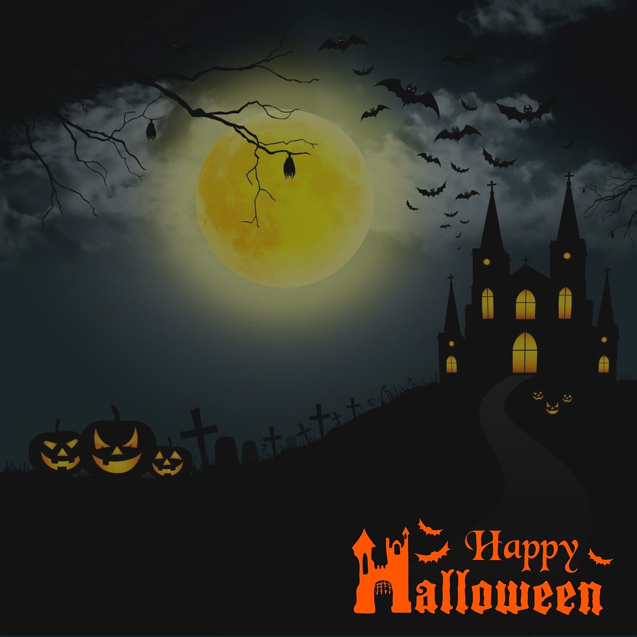 Halloween, Pilis, Keista, Sirrealis, Atmosfera, Šikšnosparnis, Mėnulis, Siluetas, Nemokamos Nuotraukos,  Nemokama Licenzija