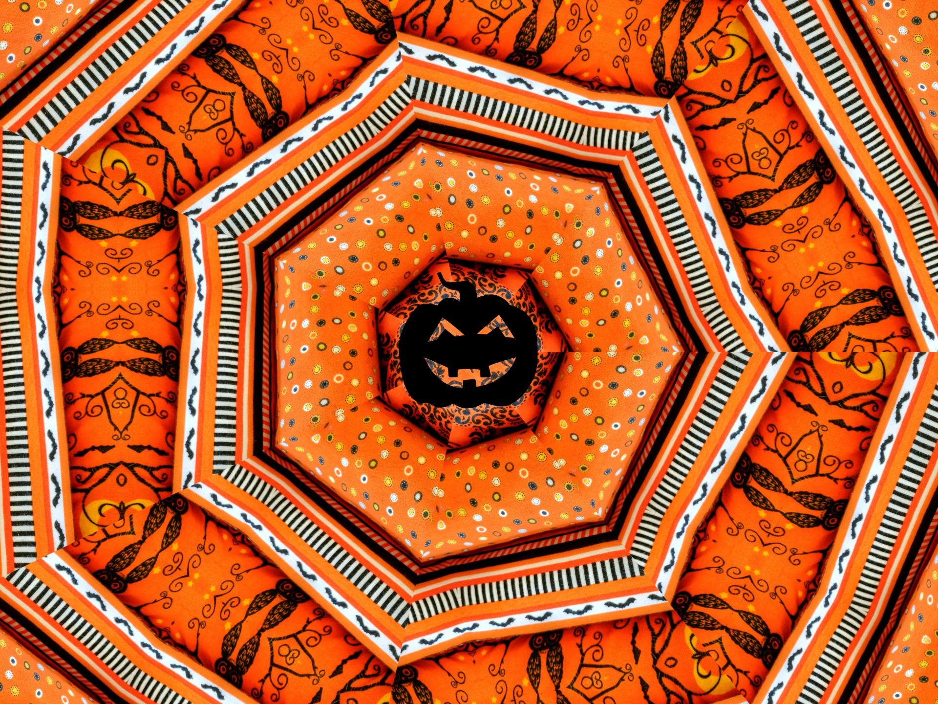 Halloween,  Kaleidoskopas,  Oranžinė,  Kaukolė,  Cukrus & Nbsp,  Kaukolė,  Katė,  Juoda & Nbsp,  Katė,  Dizainas