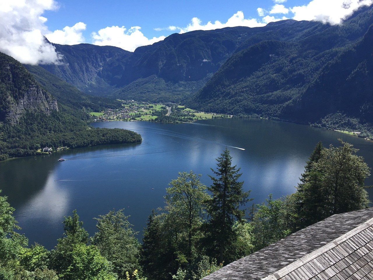 Hallstatt, Austria, Istorinis Centras, Pasaulinis Paveldas, Kraštovaizdis, Unesco, Salzkammergut, Hallstättersee Ežeras, Unesco Pasaulio Paveldas, Idiliškas