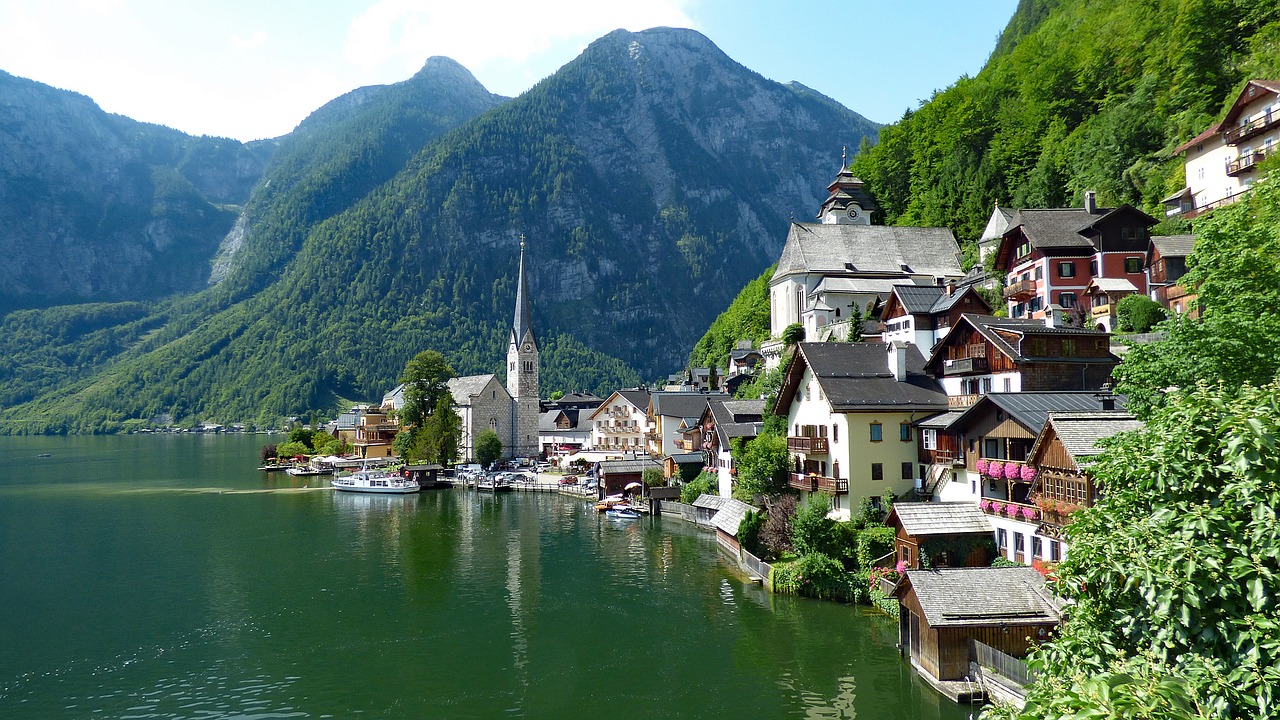 Hallstatt, Austria, Ežeras, Alpės, Alpių, Architektūra, Nemokamos Nuotraukos,  Nemokama Licenzija