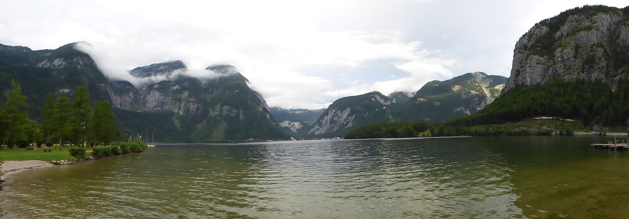 Hallstätter See, Ežeras, Hallstatt, Obertraun, Austria, Panorama, Alpių, Nemokamos Nuotraukos,  Nemokama Licenzija