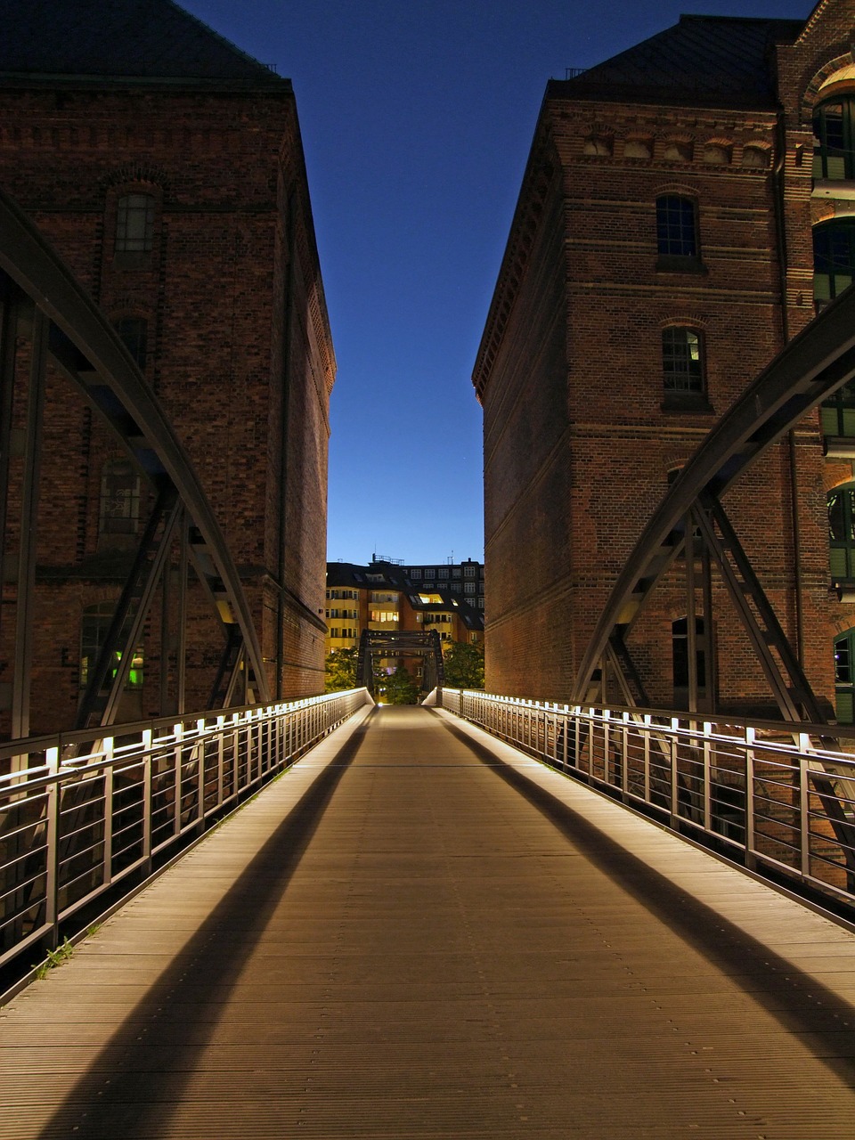 Hamburgas, Tiltas, Speicherstadt, Pastatas, Namai, Architektūra, Naktinė Nuotrauka, Abendstimmung, Nemokamos Nuotraukos,  Nemokama Licenzija