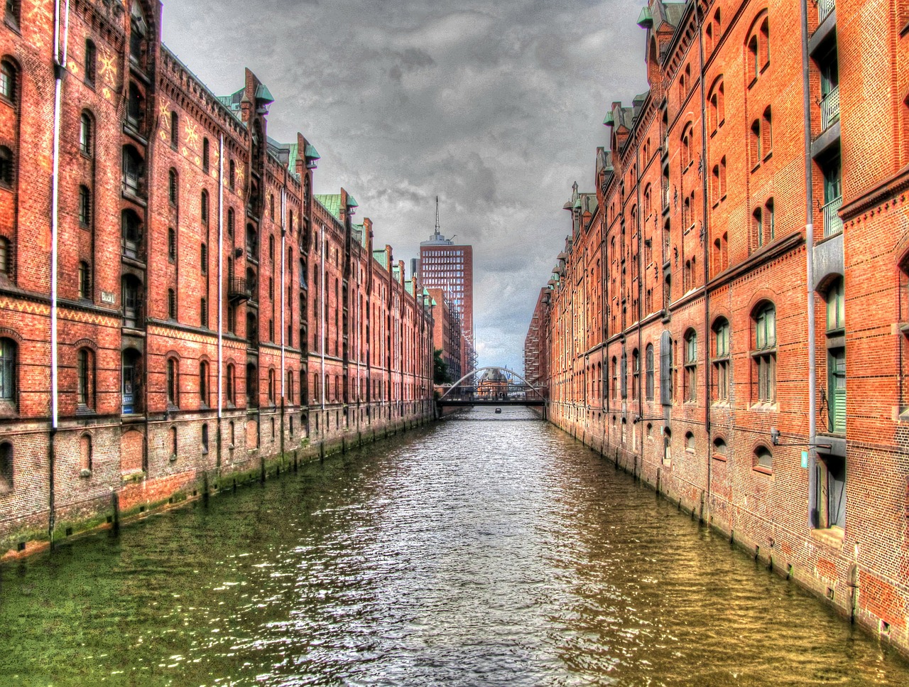 Hamburgas, Speicherstadt, Namai, Hdr, Uostas, Nemokamos Nuotraukos,  Nemokama Licenzija