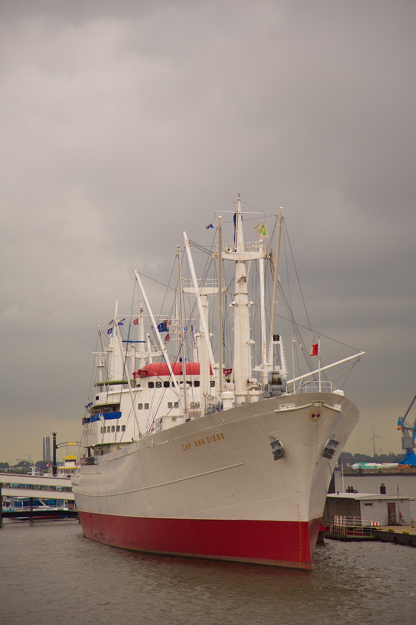 Hamburgas, Muziejaus Laivas, Dangtelis San Diegas, Nemokamos Nuotraukos,  Nemokama Licenzija