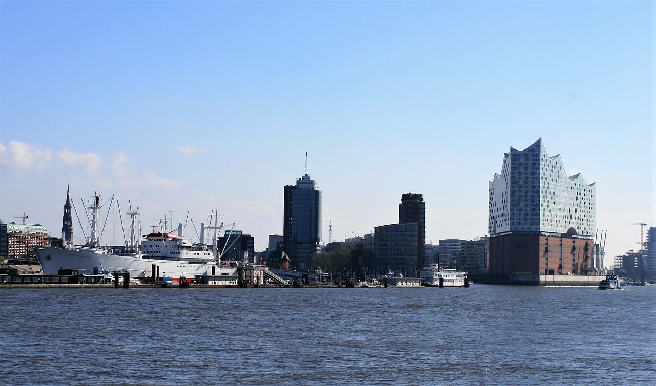 Hamburgas, Elbe, Elbės Filharmonijos Salė, Pastatas, Architektūra, Uosto Miestas, Elbphilharmonie Fasadas, Brangus, Plaza, Nemokamos Nuotraukos