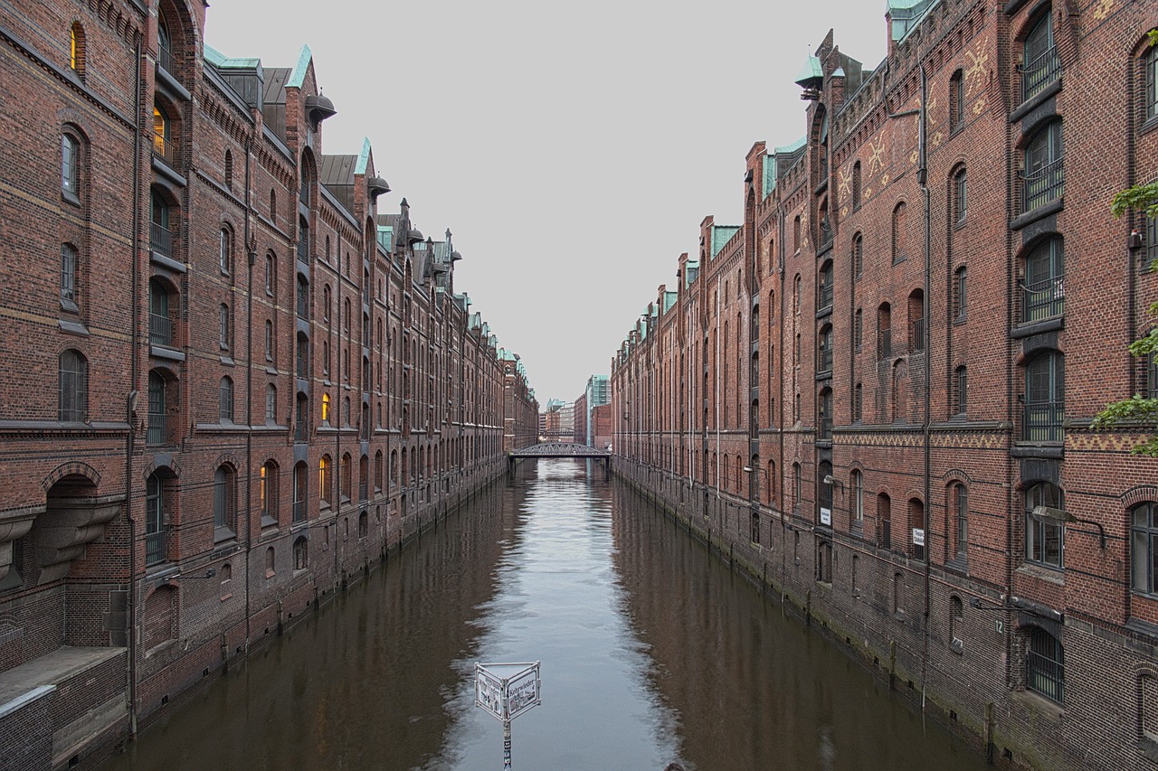Hamburgas, Speicherstadt, Vanduo, Upė, Kanalas, Namai, Architektūra, Liaudies Lygos, Istorija, Istorinis Išsaugojimas