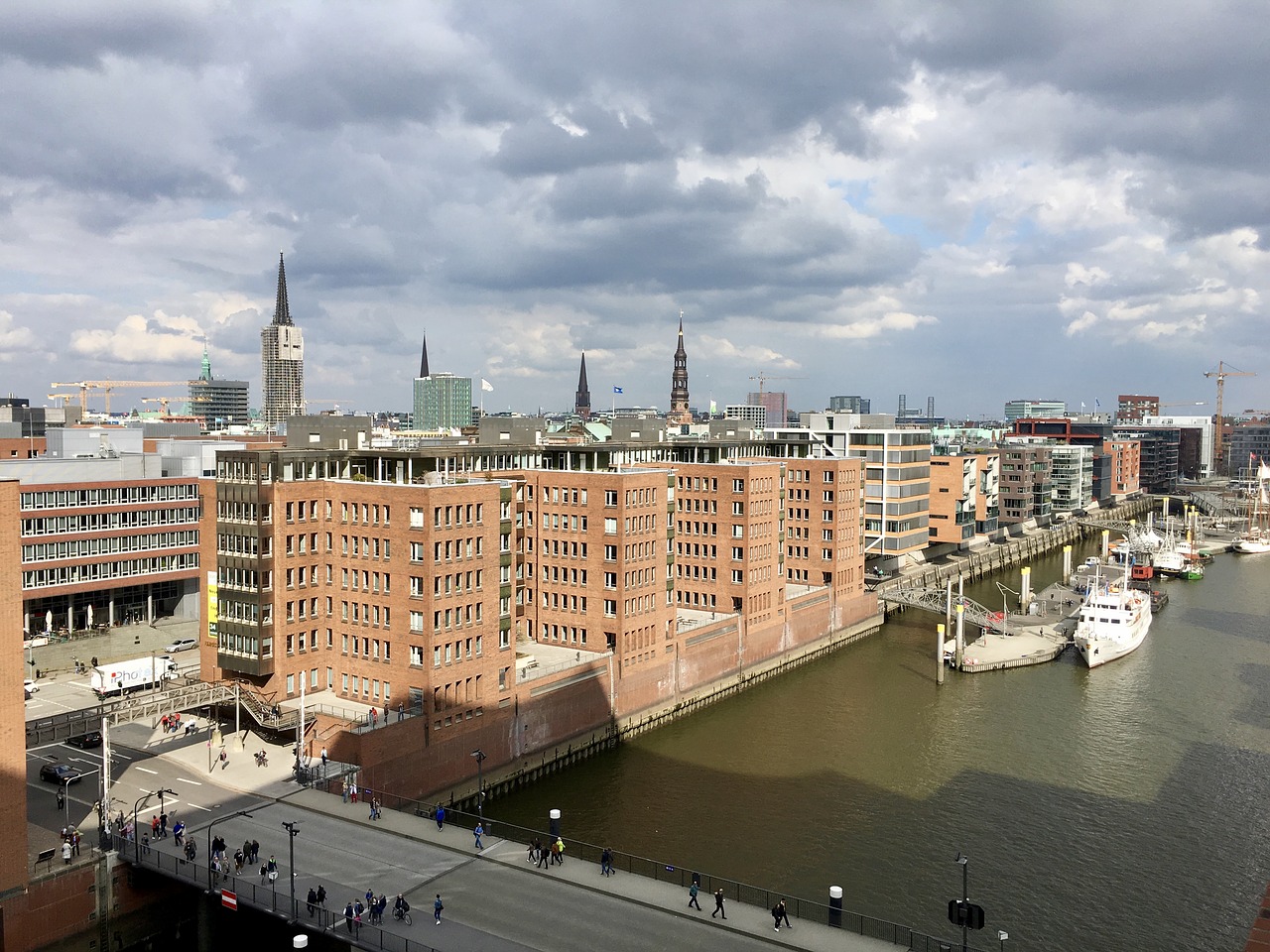 Hamburgas, Uostas, Elbe, Hanzos Miestas, Hamburgo Panorama, Jūrų, Hamburgo Uostas, Nemokamos Nuotraukos,  Nemokama Licenzija