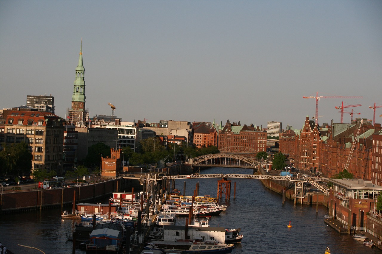 Hamburg,  Speicherstadt,  Uosto,  Metai Speicherstadt,  Sandėlis,  Vandenų,  Vokietija,  Tiltas,  Rotušės,  Kanalas