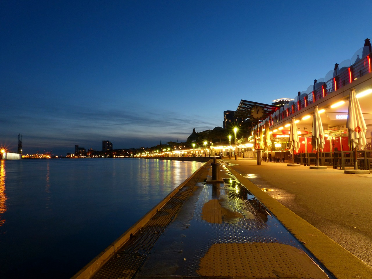 Hamburgas, Vakaras, Twilight, Vanduo, Abendstimmung, Poilsis, Vakarinis Dangus, Veidrodis, Nemokamos Nuotraukos,  Nemokama Licenzija