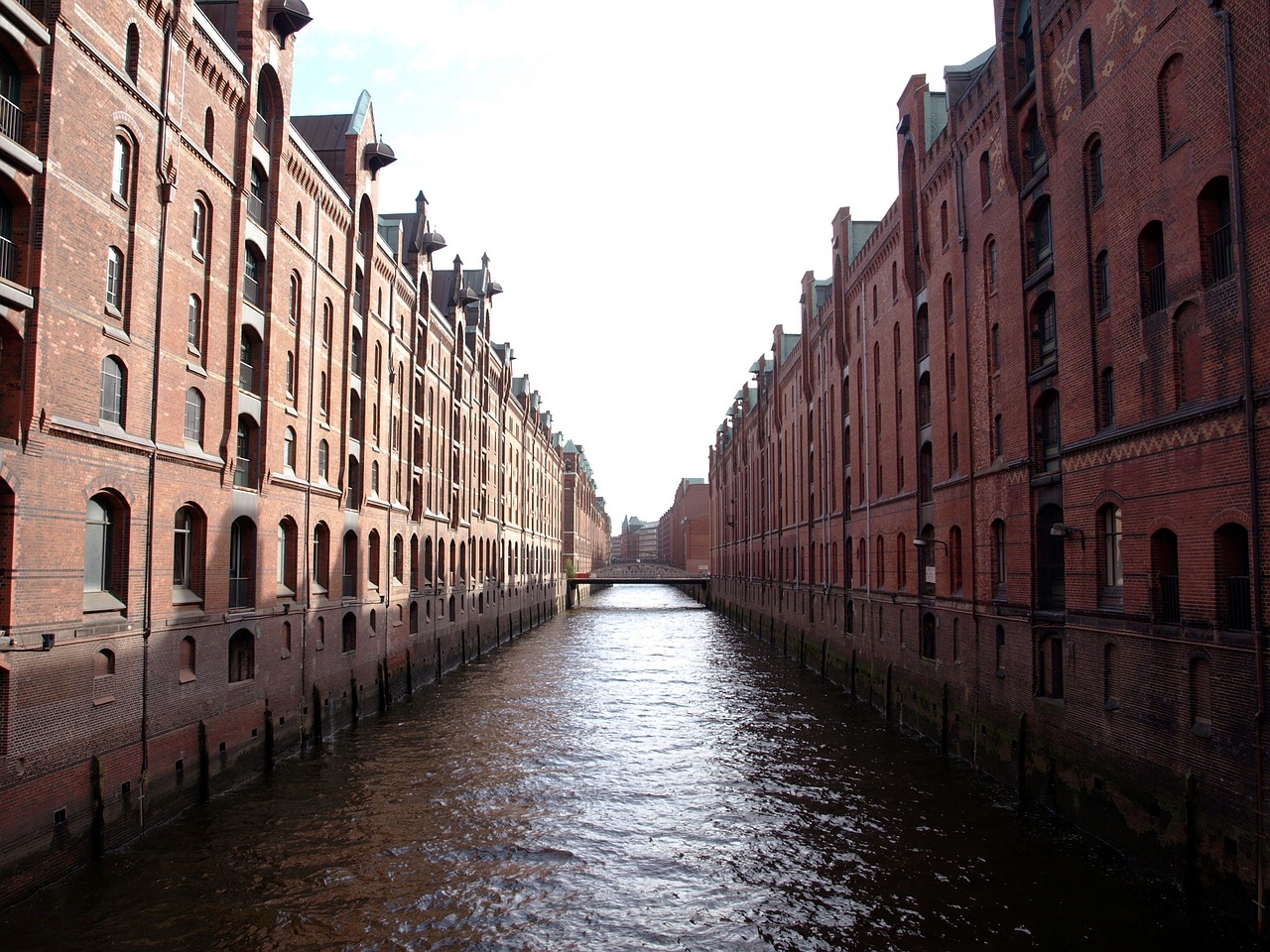 Hamburgas, Speicherstadt, Sandėlis, Plyta, Kanalas, Klinkeris, Architektūra, Unesco, Pasaulio Paveldo Vieta, Nemokamos Nuotraukos