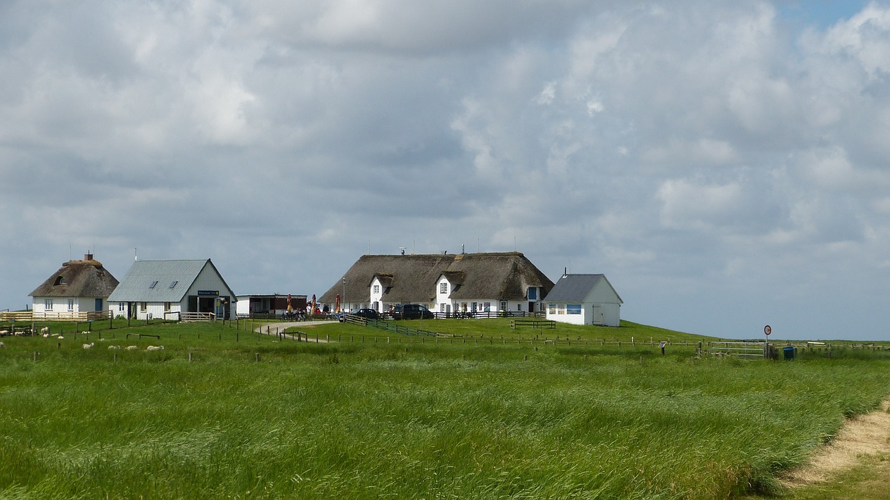 Hamburger Hallig, Šiaurės Jūra, Wadden Jūra, Dangus, Kranto, Druskos Pievos, Nemokamos Nuotraukos,  Nemokama Licenzija