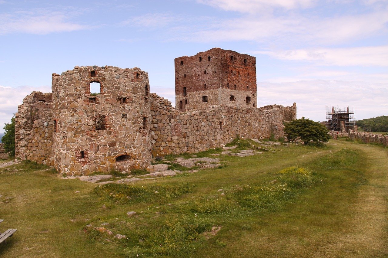 Hammershus, Pilis, Sugadinti, Plytos, Bornholm, Denmark, Senovės, Nemokamos Nuotraukos,  Nemokama Licenzija