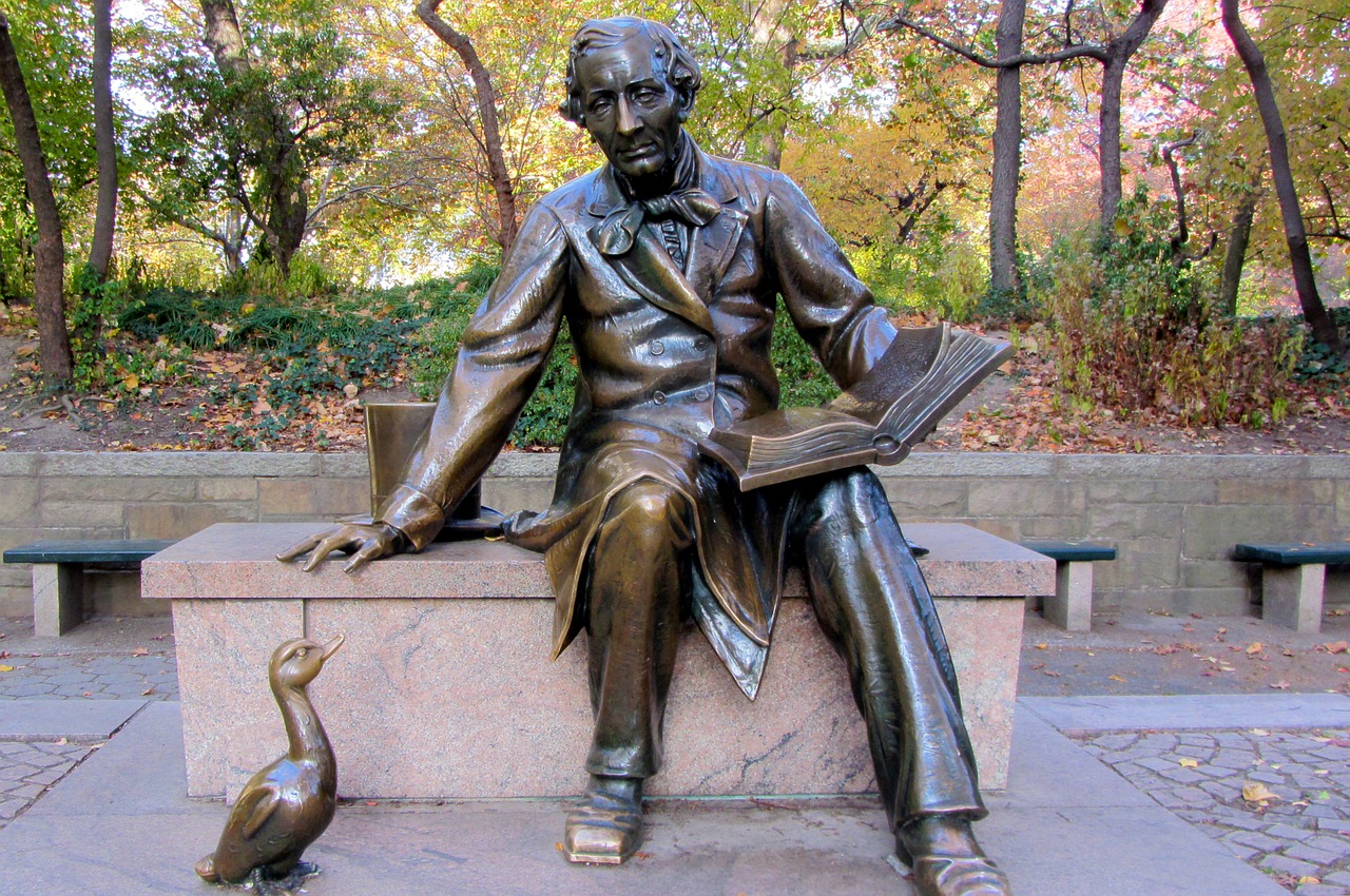 Hans Christian Andersen, Skulptūra, Centrinis Parkas, Niujorkas, Nyc, Manhatanas, Nemokamos Nuotraukos,  Nemokama Licenzija