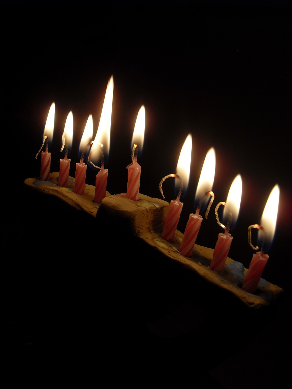 Hanukkah, Praleisti, Šviesa, Žibintai, Religija, Žvakidė, Apdaila, Festivalis, Nuotaika, Žvakės