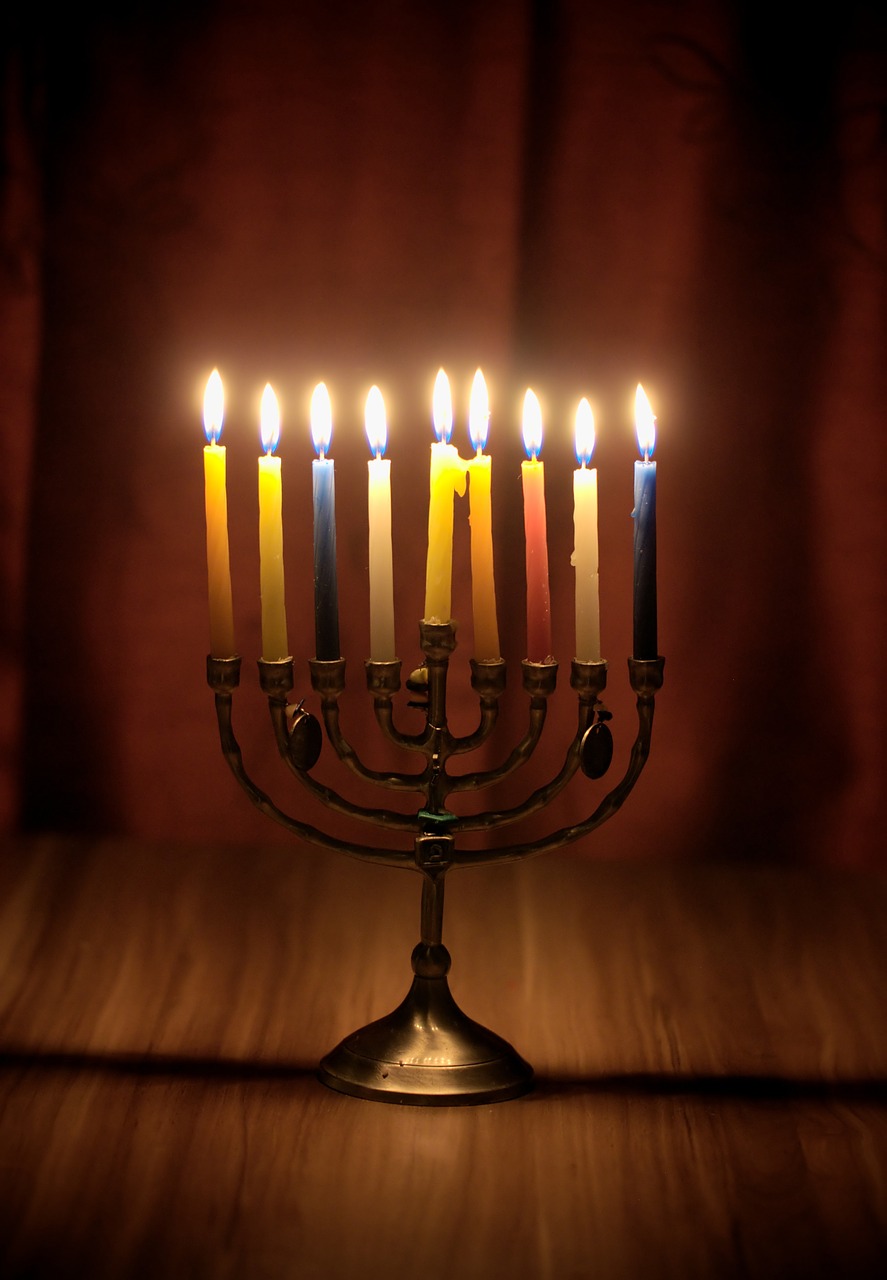 Hanukkah, Judaizmas, Žvakidė, Žvakės, Izraelis, Religija, Istorija, Žydai, Žvakidės, Šventė