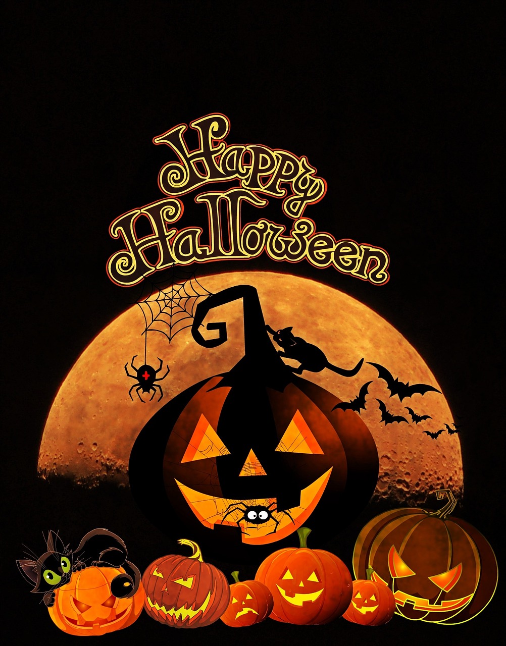 Laimingas Halloween, Halloween, Moliūgas, Moliūgų Veidas, Ruduo, Creepy, Fash, Spalio 31 D ., Oranžinė, Halloweenkuerbis