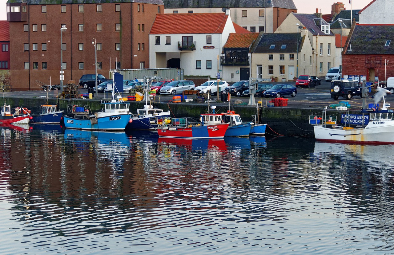 Uostas, Dunbar Harbor, Įėjimas, Uostas, Jūra, Vanduo, Vakaras, Saulėlydis, Dusk, Prieplauka