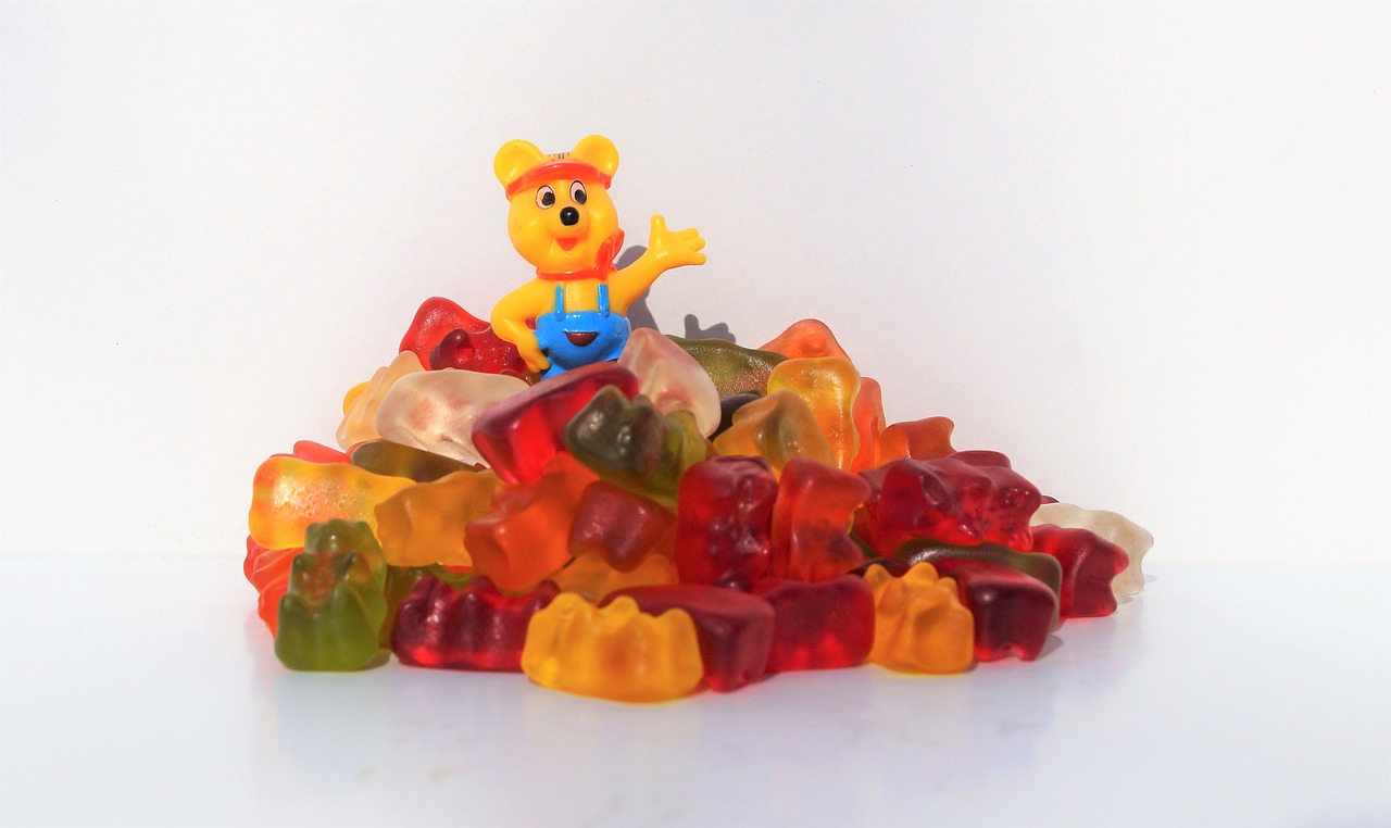 Haribo, Gumijas Lokys, Vaisių Želė, Turėti, Skanus, Saldumas, Nibble, Saldus, Gummibärchen, Saldainiai