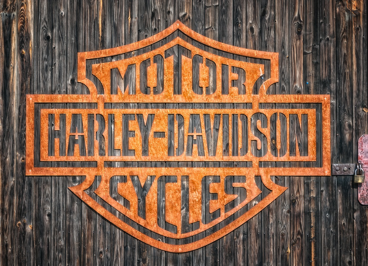 Harley Davidson, Motociklas, Harley, Usa, Emblema, Prekinis Ženklas, Laisvė, Prabanga, Amerikietis, Maršrutas 66