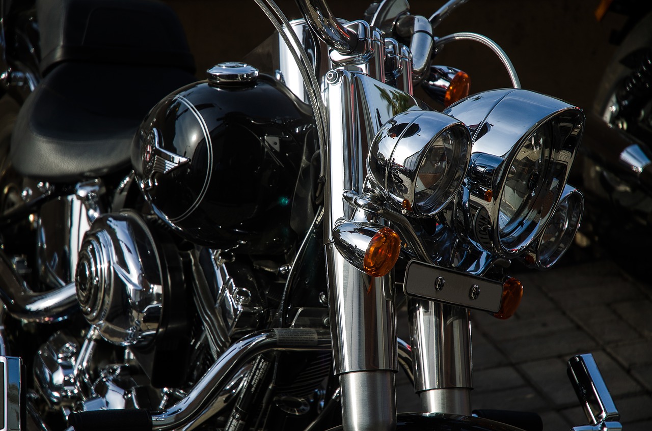 Harley Davidson, Motociklas, Motociklas, Vintage, Chromas, Transportas, Metalas, Važiuoti, Nemokamos Nuotraukos,  Nemokama Licenzija