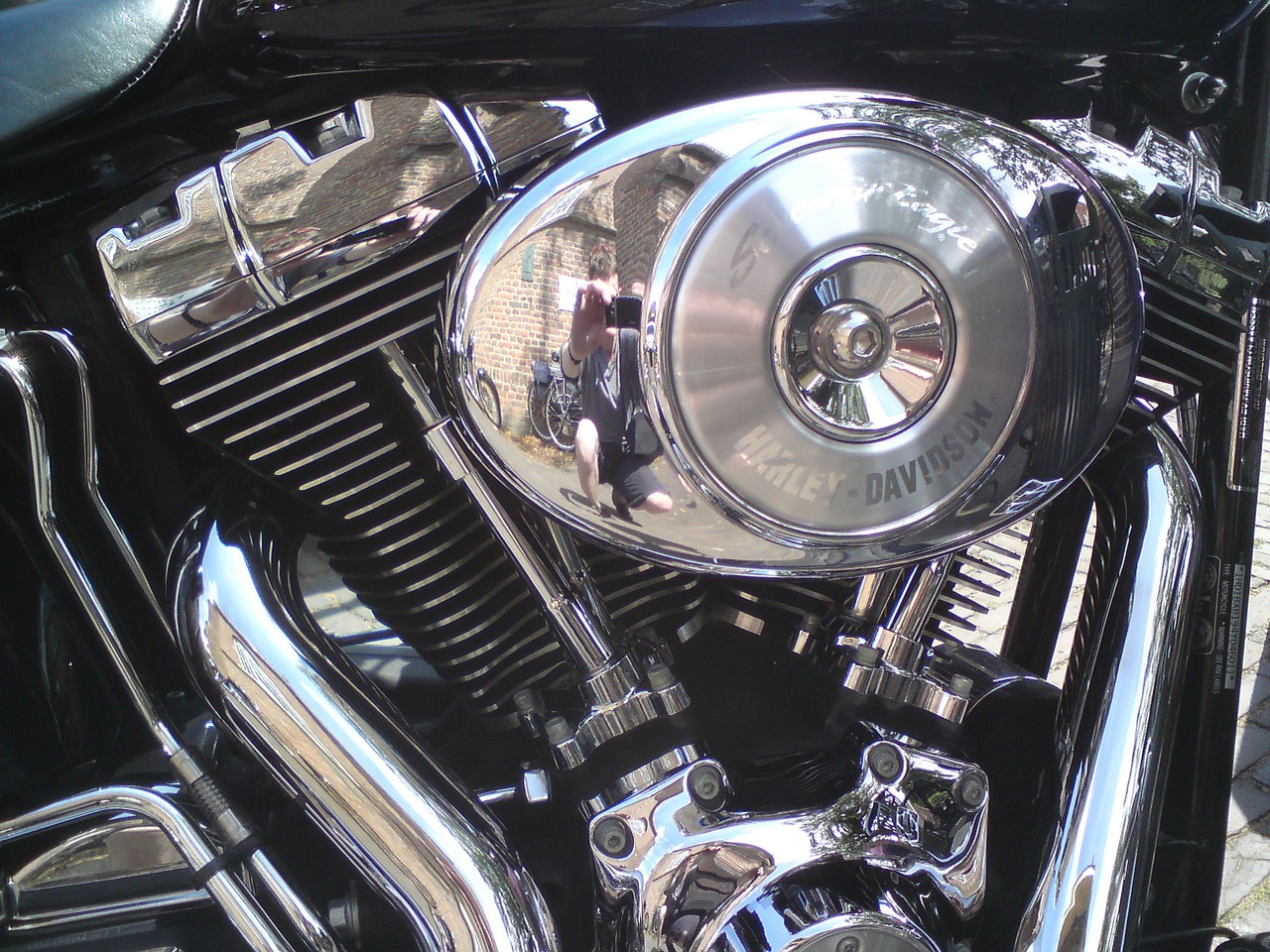 Harley Davidson, Motociklas, V Variklis, Chromas, Nemokamos Nuotraukos,  Nemokama Licenzija