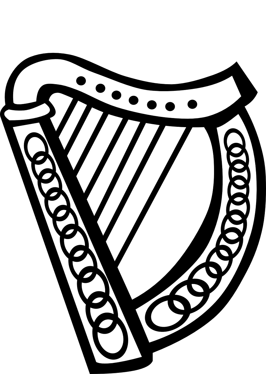 Arfa, Airija, Airiškas, Keltų, Instrumentas, Bard, Gaelic, Muzika, Telenn, Telyn