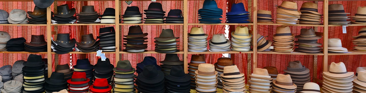 Skrybėlę, Skrybėlės, Galvos Apdangalai, Pardavimas, Pardavimo Stendas, Nemokamos Nuotraukos,  Nemokama Licenzija