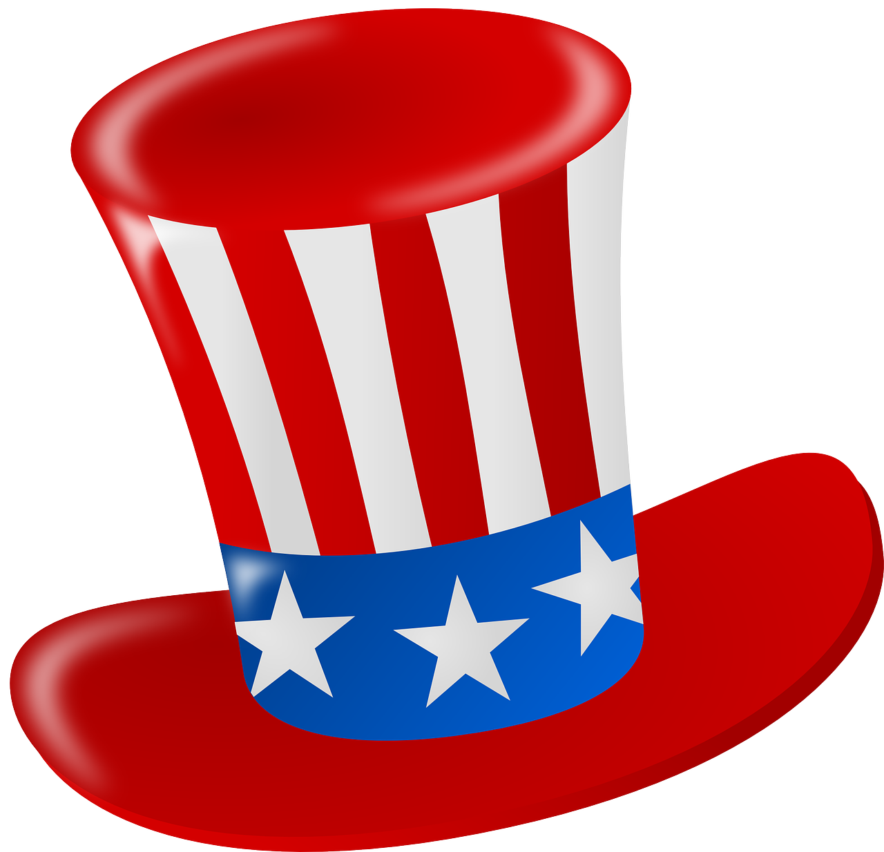 Skrybėlę, Amerikietis, Dėdė Sam, Dėdė Sam Hat, Nepriklausomybės Diena, Amerikietis, Vakarėlis, Jungtinės Valstijos, Nepriklausomumas, Nacionalinis