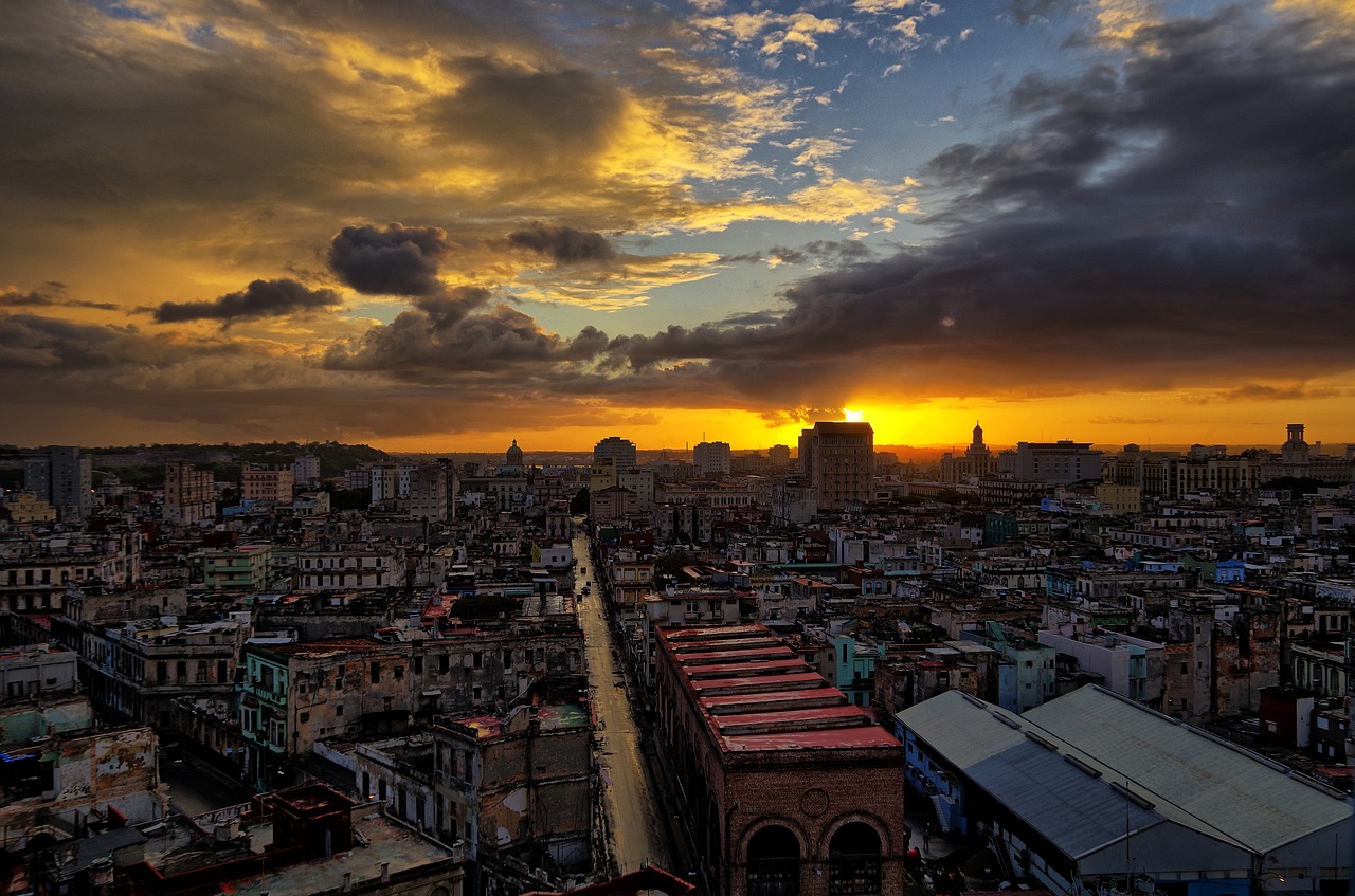 Havana, Hdr, Saulėlydis, Kuba, Nemokamos Nuotraukos,  Nemokama Licenzija