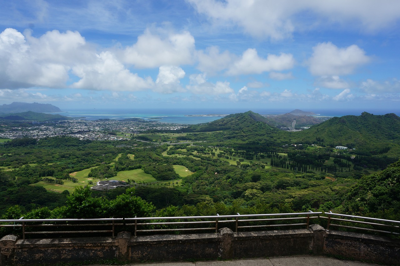 Hawaii, Vėjas, Debesis, Honolulu, Kelionė, Peizažas, Turizmas, Vaizdas, Vasara, Saulės Energija