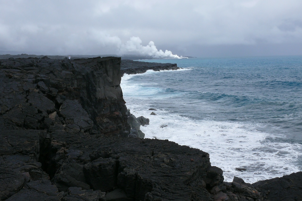 Hawaii, Nacionalinis Parkas, Vulkanas, Gamta, Lava, Vandenynas, Sala, Nemokamos Nuotraukos,  Nemokama Licenzija