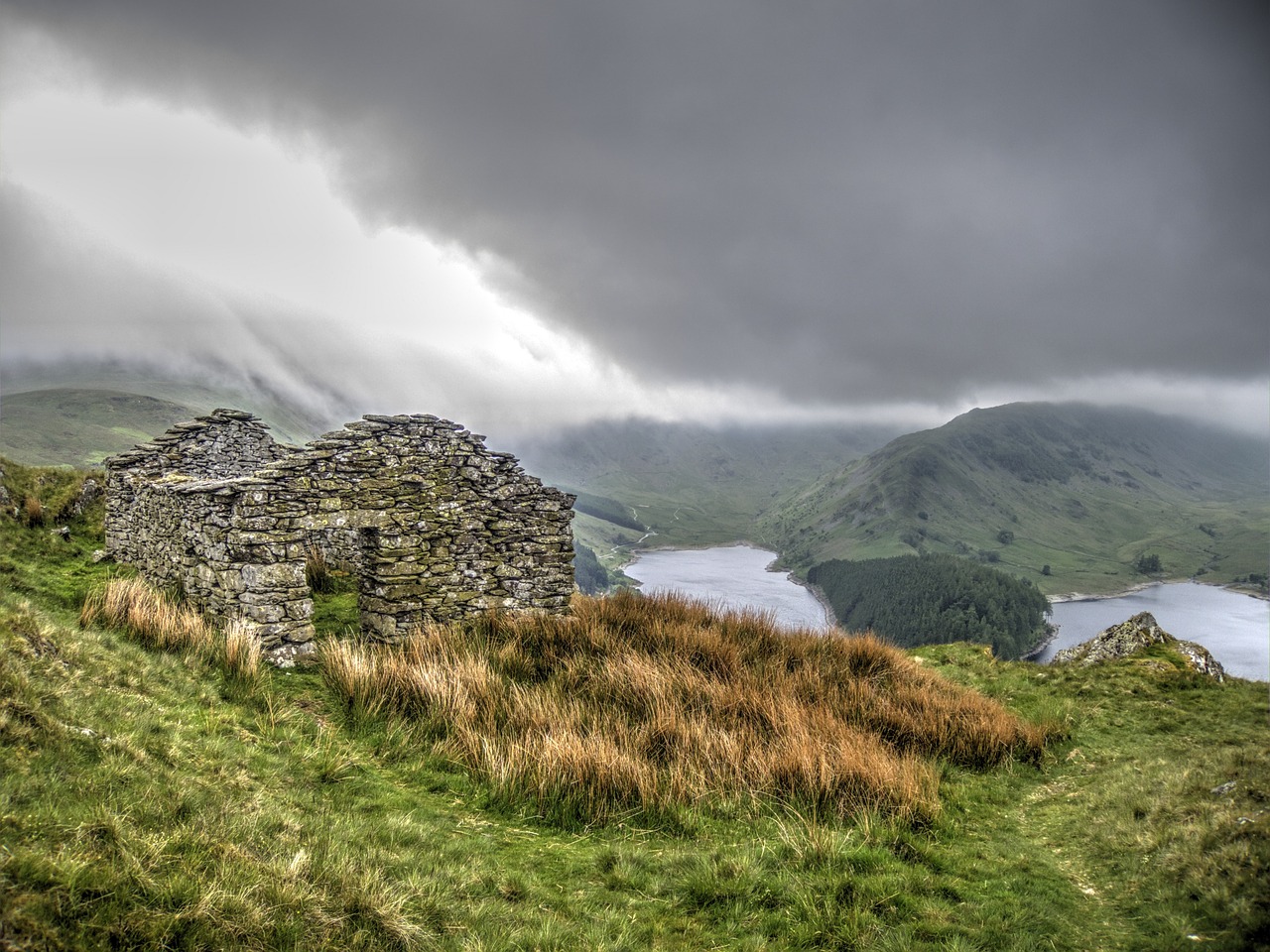 Haweswater, Prieglobstis, Vista, Kalvos, Vanduo, Nemokamos Nuotraukos,  Nemokama Licenzija