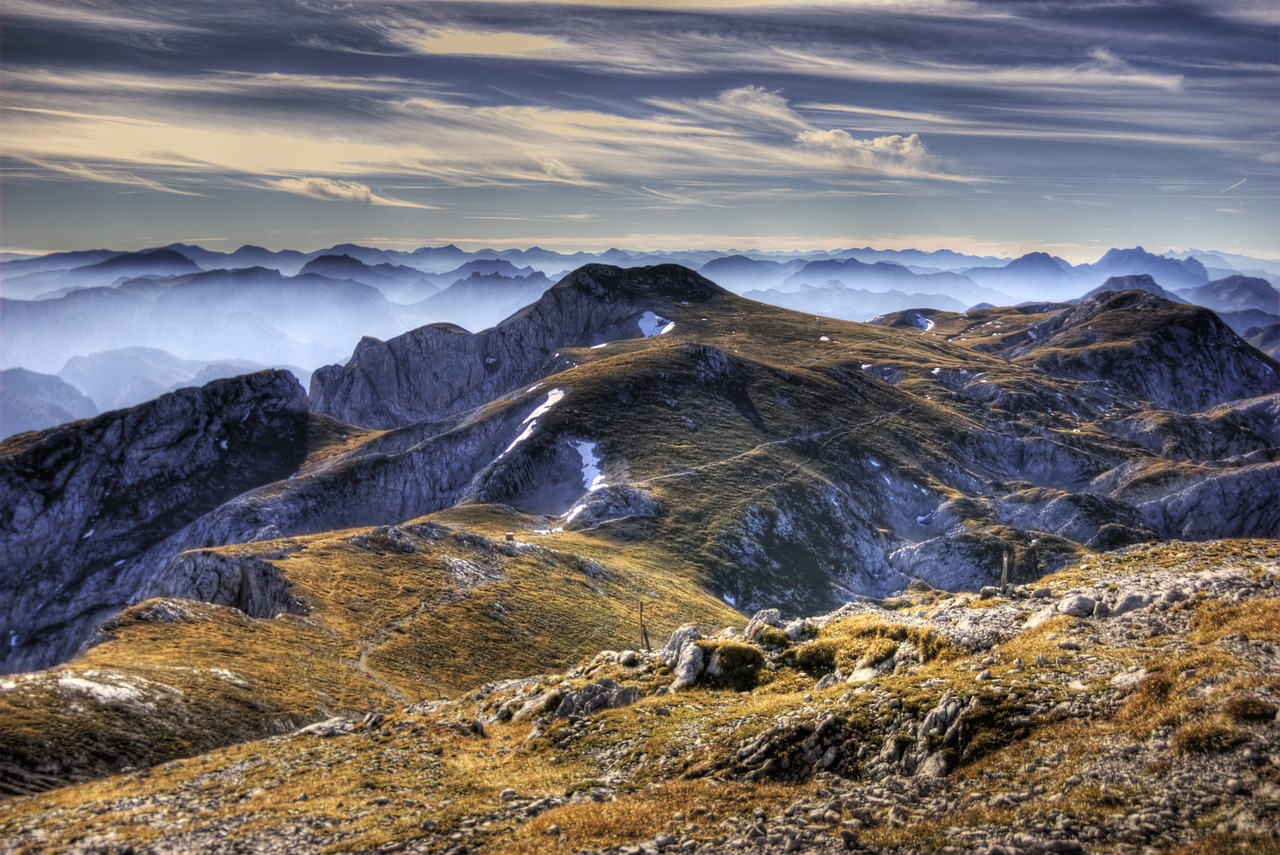 Hdr, Kalnai, Austria, Nemokamos Nuotraukos,  Nemokama Licenzija