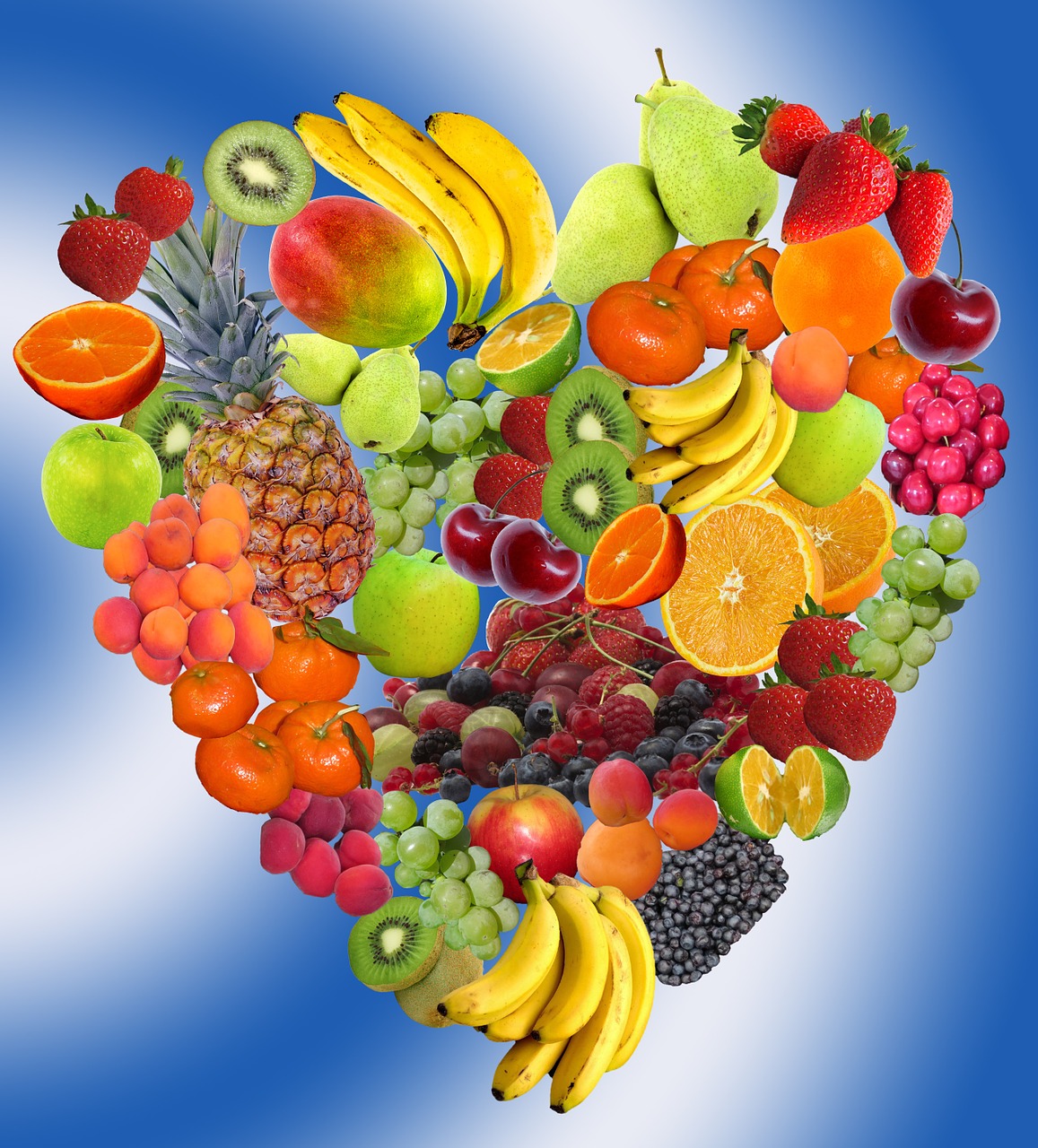 Širdis, Vaisiai, Sveikas, Valgyti, Vaisiai, Vitaminai, Maistas, Veganas, Į Sveikatą, Detoksikacija