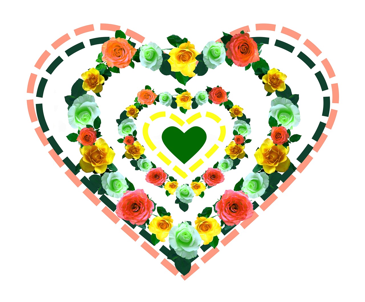 Širdis, Meilė, Rožės, Valentino Diena, Romantika, Romantiškas, Pasveikinimas, Simbolinis, Fonas, Išaugo Širdis